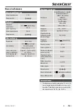 Preview for 78 page of Silvercrest 359922 2101 Operating Instructions Manual