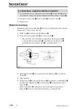 Предварительный просмотр 73 страницы Silvercrest 360494 2010 Quick Manual