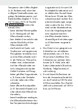 Preview for 37 page of Silvercrest 360719 2007 Assembly, Operating And Safety Instructions