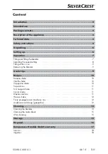 Предварительный просмотр 4 страницы Silvercrest 360749 2007 Operating Instructions Manual