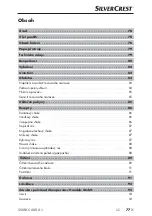 Предварительный просмотр 80 страницы Silvercrest 360749 2007 Operating Instructions Manual