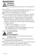 Preview for 14 page of Silvercrest 360836 2007 Operating Instructions Manual