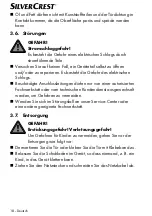 Preview for 18 page of Silvercrest 360836 2007 Operating Instructions Manual