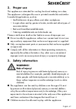 Preview for 40 page of Silvercrest 360836 2007 Operating Instructions Manual