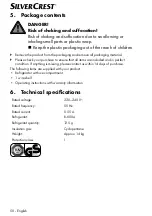 Preview for 49 page of Silvercrest 360836 2007 Operating Instructions Manual