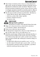 Preview for 201 page of Silvercrest 360836 2007 Operating Instructions Manual