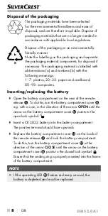 Preview for 11 page of Silvercrest 361070 2007 Operating Instructions Manual