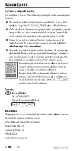 Preview for 93 page of Silvercrest 361070 2007 Operating Instructions Manual