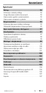 Preview for 94 page of Silvercrest 361070 2007 Operating Instructions Manual