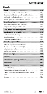 Preview for 112 page of Silvercrest 361070 2007 Operating Instructions Manual