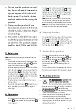 Preview for 9 page of Silvercrest 365079_2101 Operation And Safety Notes