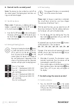 Preview for 20 page of Silvercrest 365187 2101 Operation And Safety Instructions