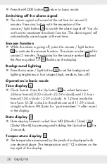 Preview for 19 page of Silvercrest 365823 2010 Operation And Safety Notes