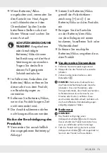 Preview for 73 page of Silvercrest 366608 2101 Operation And Safety Notes