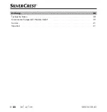 Preview for 25 page of Silvercrest 366726 2101 Operating Instructions Manual