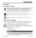 Preview for 62 page of Silvercrest 366726 2101 Operating Instructions Manual