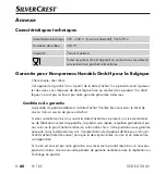 Preview for 63 page of Silvercrest 366726 2101 Operating Instructions Manual