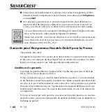 Preview for 65 page of Silvercrest 366726 2101 Operating Instructions Manual