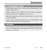 Preview for 78 page of Silvercrest 366726 2101 Operating Instructions Manual