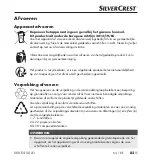 Preview for 86 page of Silvercrest 366726 2101 Operating Instructions Manual