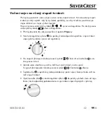 Preview for 102 page of Silvercrest 366726 2101 Operating Instructions Manual