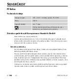 Preview for 107 page of Silvercrest 366726 2101 Operating Instructions Manual