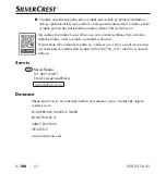 Preview for 109 page of Silvercrest 366726 2101 Operating Instructions Manual