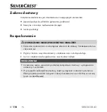 Preview for 113 page of Silvercrest 366726 2101 Operating Instructions Manual