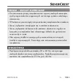 Preview for 118 page of Silvercrest 366726 2101 Operating Instructions Manual