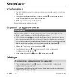 Preview for 119 page of Silvercrest 366726 2101 Operating Instructions Manual