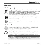 Preview for 146 page of Silvercrest 366726 2101 Operating Instructions Manual