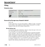 Preview for 189 page of Silvercrest 366726 2101 Operating Instructions Manual