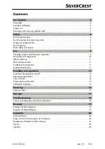 Preview for 4 page of Silvercrest 367016 2010 Operating Instructions Manual