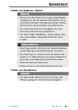 Preview for 30 page of Silvercrest 367016 2010 Operating Instructions Manual