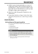 Preview for 34 page of Silvercrest 367016 2010 Operating Instructions Manual