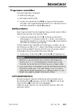 Preview for 38 page of Silvercrest 367016 2010 Operating Instructions Manual