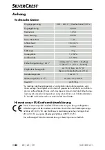 Preview for 45 page of Silvercrest 367016 2010 Operating Instructions Manual