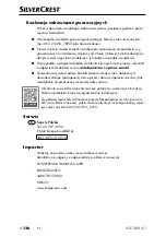 Preview for 139 page of Silvercrest 367016 2010 Operating Instructions Manual