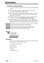 Preview for 161 page of Silvercrest 367016 2010 Operating Instructions Manual