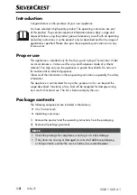 Preview for 5 page of Silvercrest 367079 2010 Operating Instructions Manual