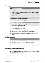 Preview for 20 page of Silvercrest 367079 2010 Operating Instructions Manual