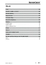 Preview for 48 page of Silvercrest 367079 2010 Operating Instructions Manual