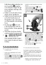 Preview for 10 page of Silvercrest 368091 2007 Operation And Safety Notes