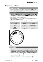 Preview for 122 page of Silvercrest 368337 2101 Operating Instructions Manual