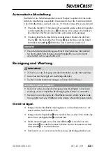 Preview for 46 page of Silvercrest 368342 2101 Operating Instructions Manual