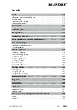 Preview for 112 page of Silvercrest 368342 2101 Operating Instructions Manual