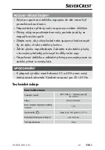 Preview for 118 page of Silvercrest 368342 2101 Operating Instructions Manual