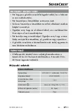 Preview for 274 page of Silvercrest 368342 2101 Operating Instructions Manual