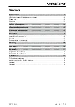 Preview for 4 page of Silvercrest 373072 2104 Operating Instructions Manual