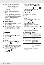 Preview for 11 page of Silvercrest 373623 2104 Assembly, Operating And Safety Instructions